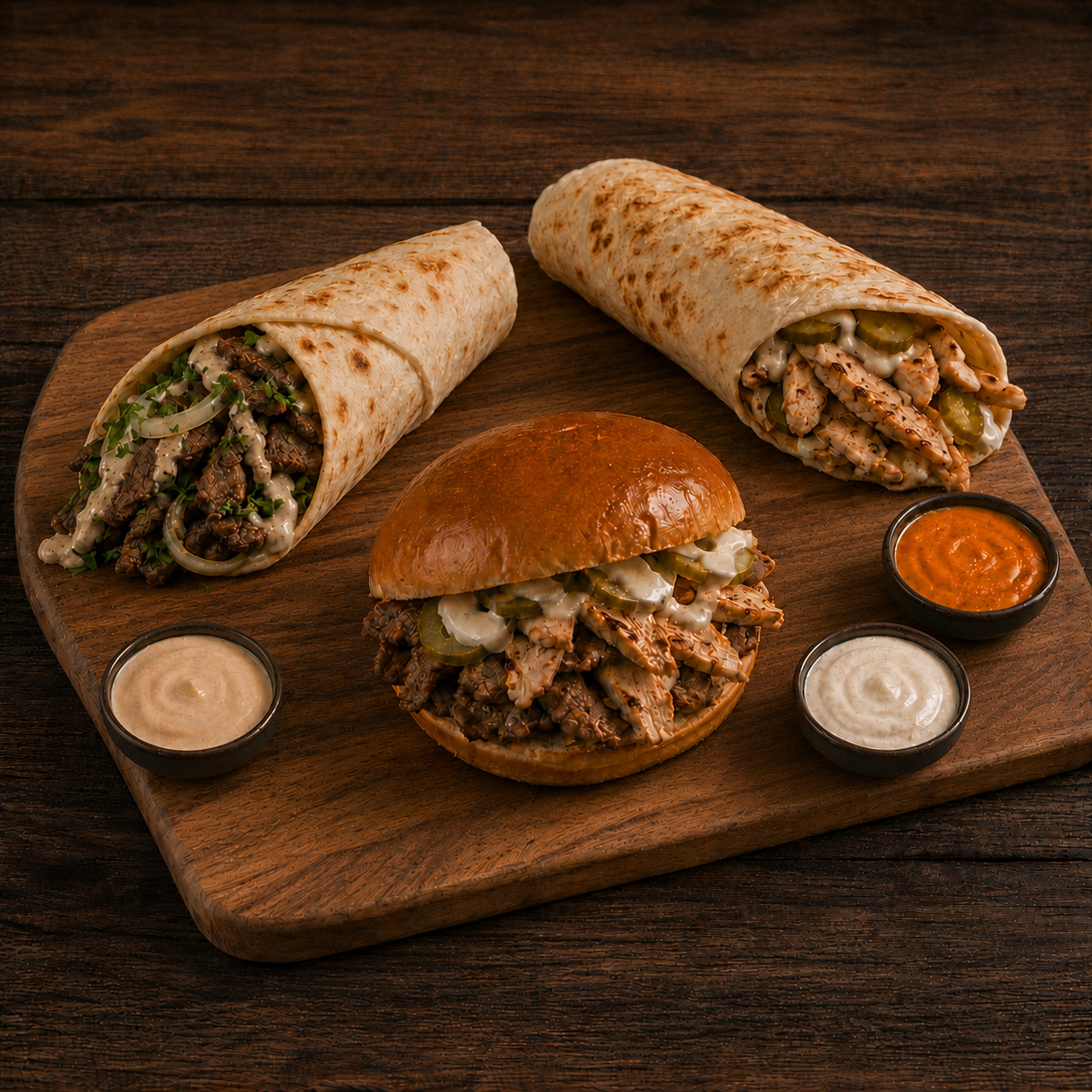 Shawarma Sandwiches