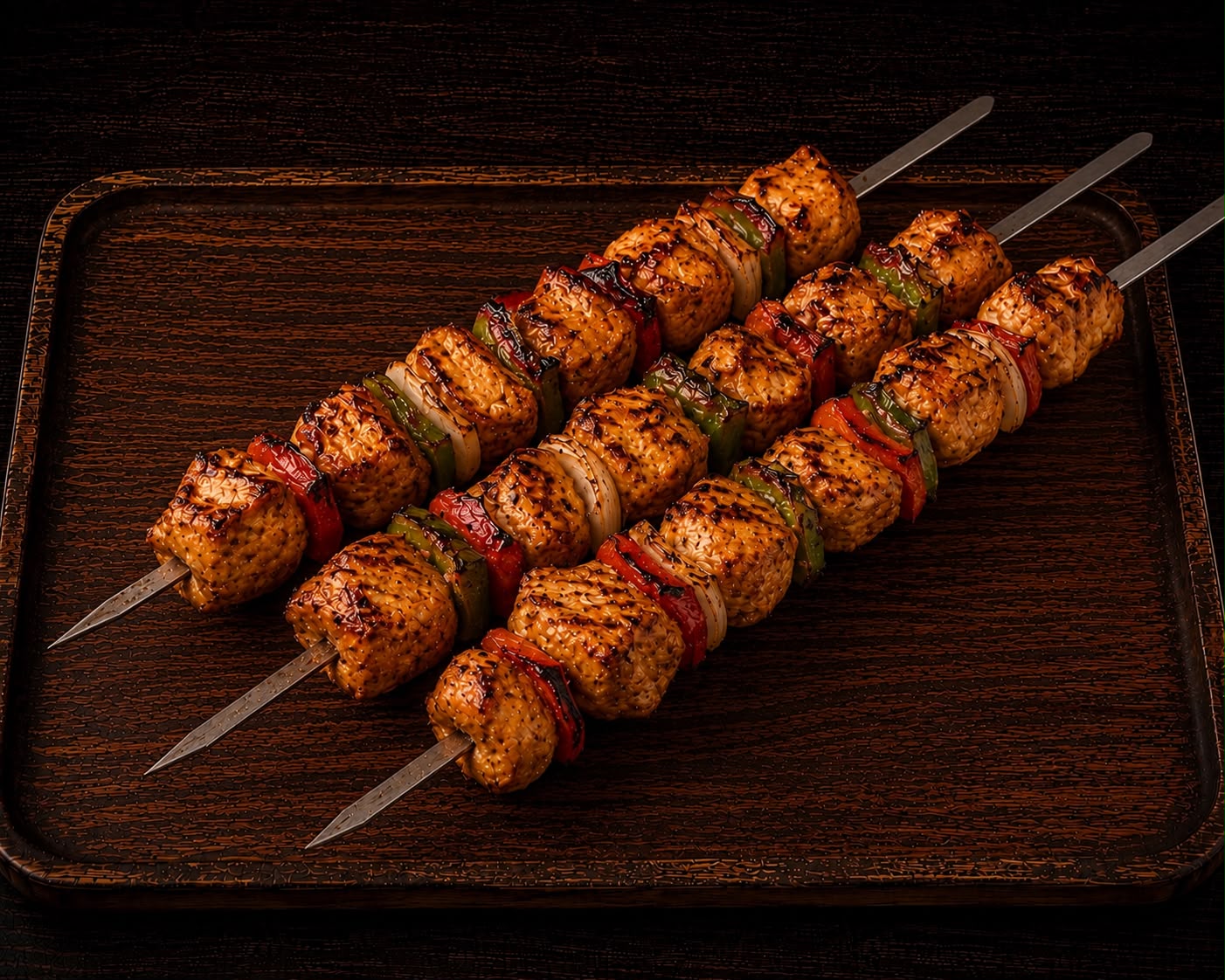 Charcoal Grilled Shish Tawook