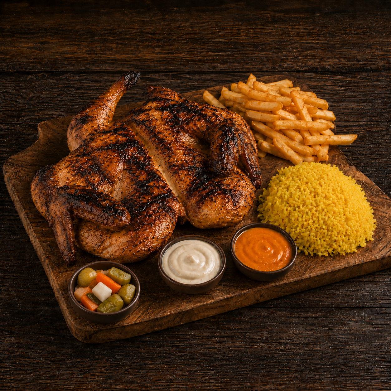 Charcoal Grilled Chicken